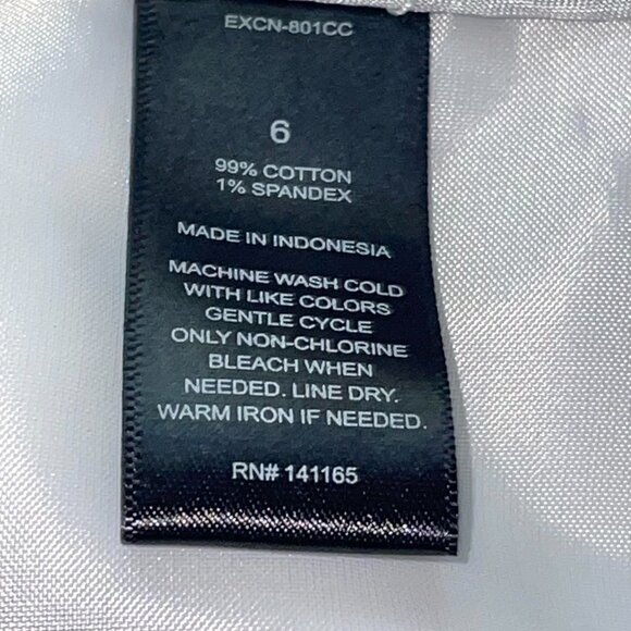 Harve Benard Black White Tweed Print Shorts Sz 6 4" Inseam - Picture 7 of 11